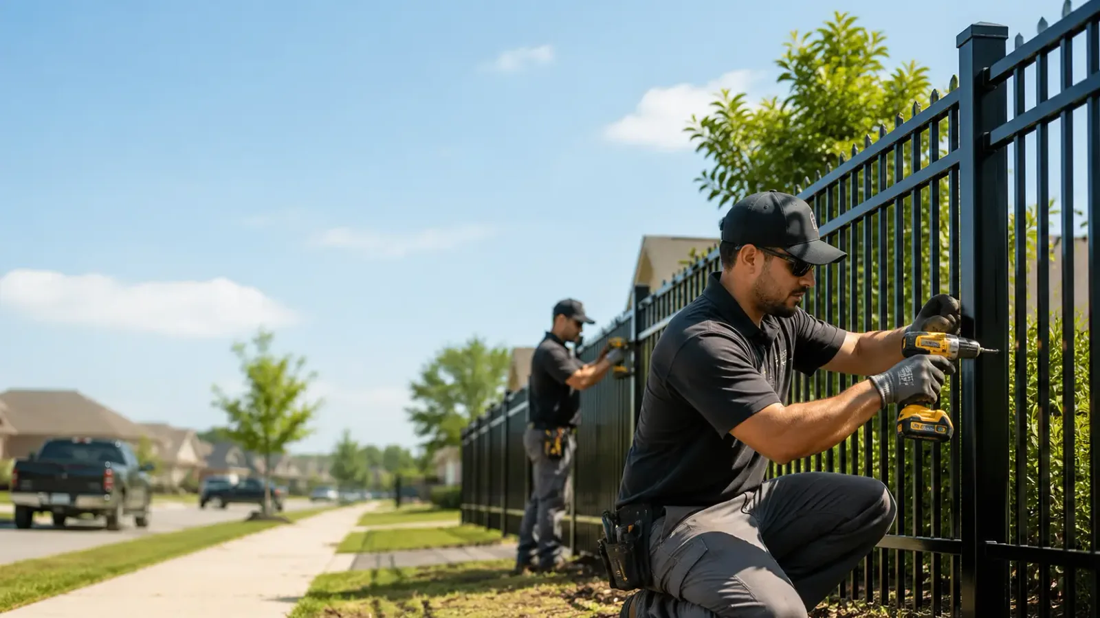 Metal Fence Installation in Bath, MI
